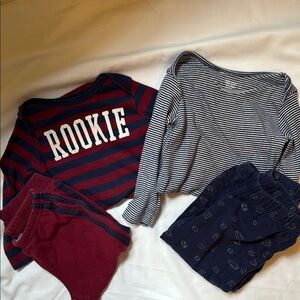 Carter's Navy and Burgundy Baby Outfit Set - sports theme